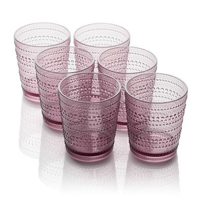  Certified International (Set Of 6) 16oz Acrylic Dof Glasses Santa Fe