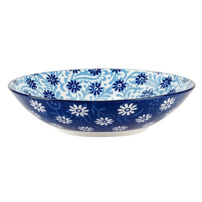  Certified International Set Of 6 40oz Carnival Soup/Pasta Bowls Blue