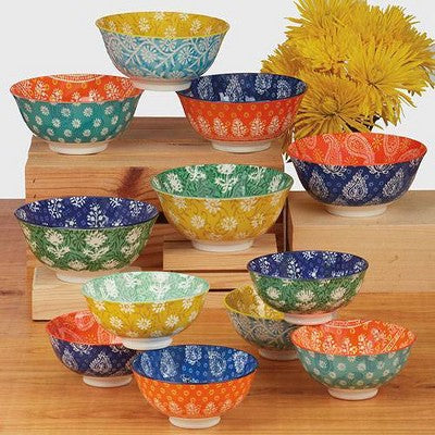  Certified International Set Of 6 30oz Carnival All Purpose Bowls