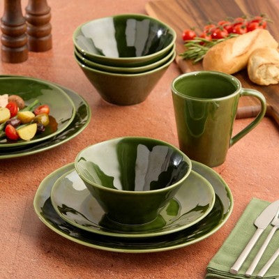  Certified International (Set Of 4) 22oz Ice Cream Bowls Verde