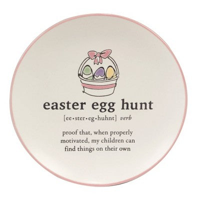  Certified International (Set Of 4) 6" Easter Words Canape Plates