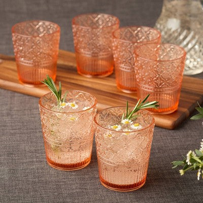  Certified International (Set Of 6) 16oz Acrylic Dof Glasses Victoria