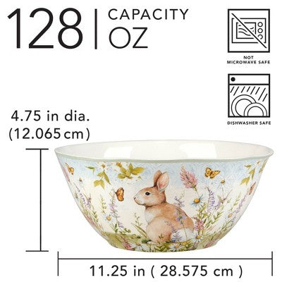  Certified International 128oz Easter Meadow Deep Bowl