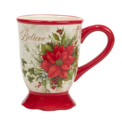 Set Of 4 Winter's Medley 16oz Drinkware Mugs - Certified International