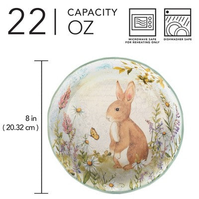  Certified International (Set Of 4) 22oz Easter Meadow Soup Bowls