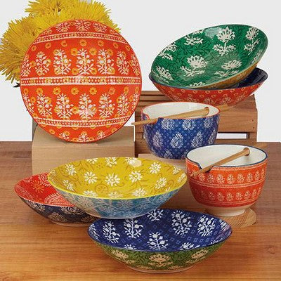  Certified International Set Of 2 26oz Carnival Ramen Bowls