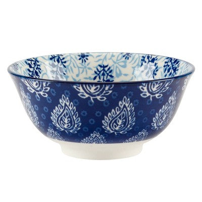  Certified International Set Of 6 30oz Carnival All Purpose Bowls Blue