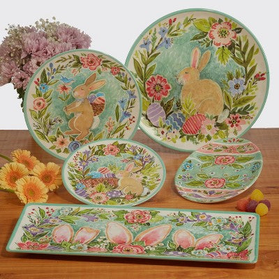  Set Of 6 Joy Of Easter Melamine Salad Plates - Certified International