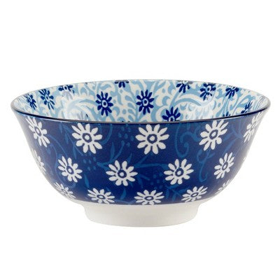  Certified International Set Of 6 30oz Carnival All Purpose Bowls Blue