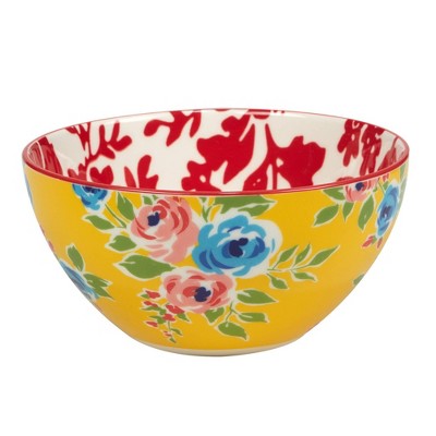  Set Of 6 Damask Floral All Purpose 12oz Bowls - Certified International
