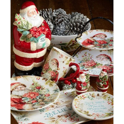 56oz Earthenware Christmas Story 3D Santa Cookie Jar - Certified International