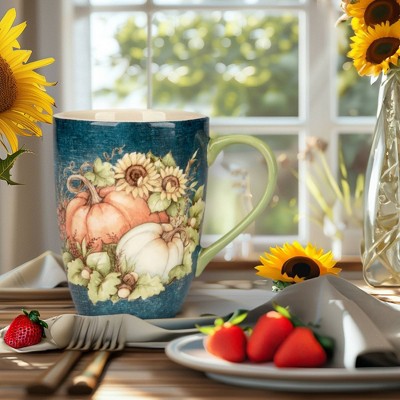  Certified International Set Of 4 20oz Autumn Breeze Mugs