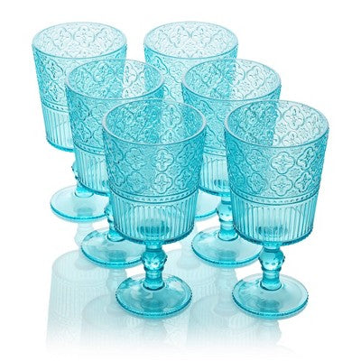  Certified International (Set Of 6) 14oz Acrylic All Purpose Goblets