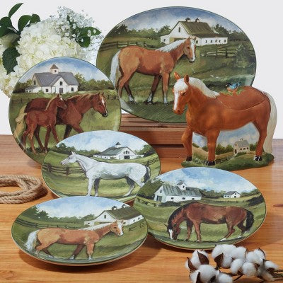  16" X 12" York Stables Oval Serving Platter - Certified International