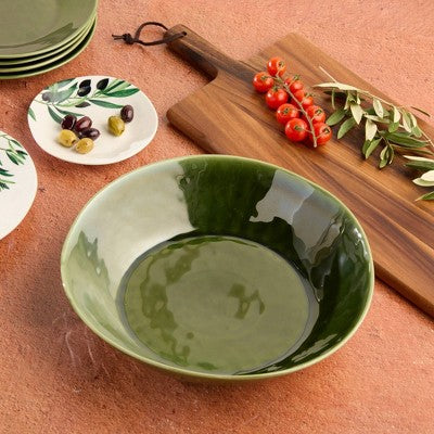  Certified International 128oz Pasta Bowl Verde