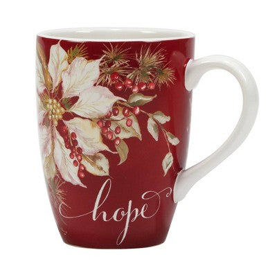 Certified International Set Of 4 Winters Joy 22oz Mugs