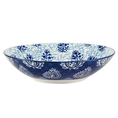  Certified International Set Of 6 40oz Carnival Soup/Pasta Bowls Blue