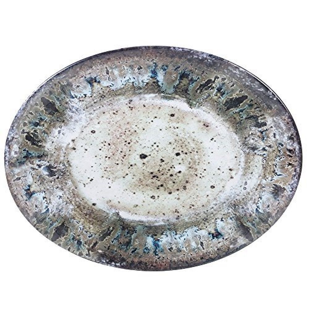  Certified International 18" X 13.5" Melamine Oval Platter | Radiance Cream