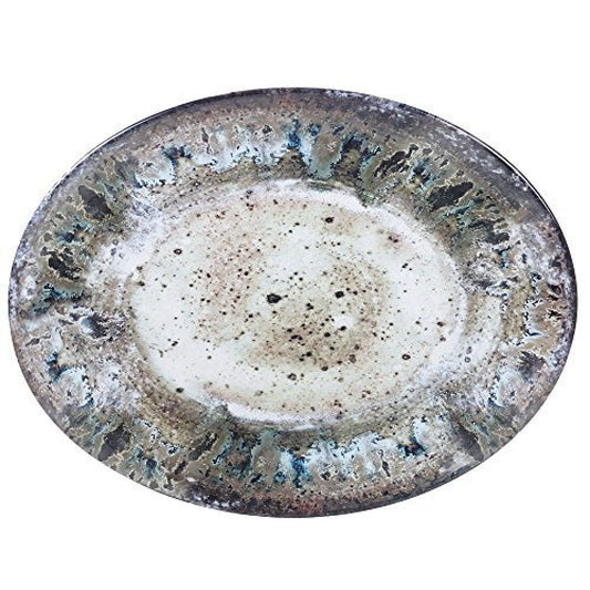  Certified International 18" X 13.5" Melamine Oval Platter | Radiance Cream